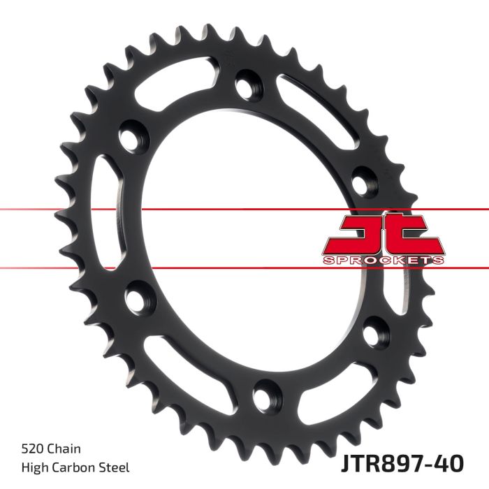 JT Sprockets Steel Rear Sprocket — JTR897.40 (40T)
