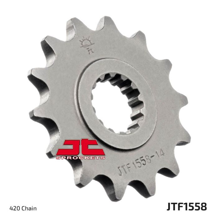 JT Sprockets 420 Steel Front Sprocket, 14T (JTF1558.14)