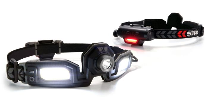 Risk Racing Flexit Headlamp Pro 6.5, 650 Lumens, Rechargeable