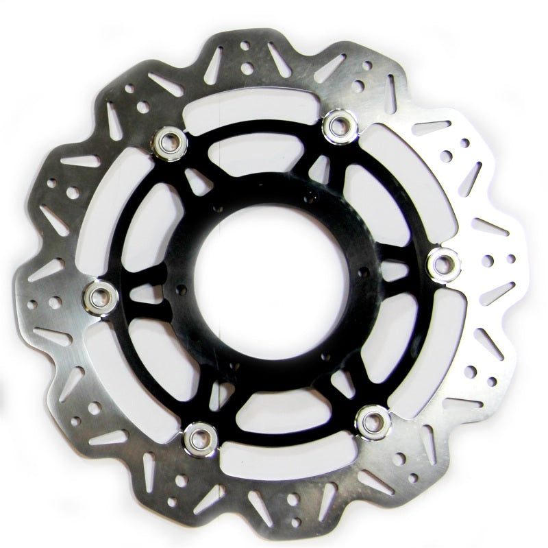EBC 03-04 Honda CBR 600 RR Front Left/Right Vee Floating Black Rotor — VR1152BLK