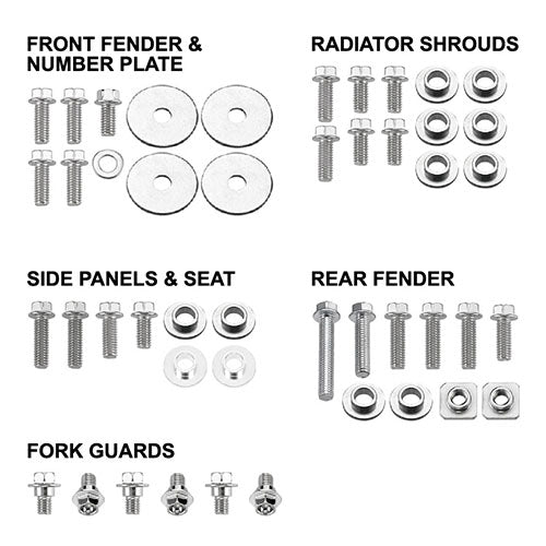 Psychic Body Panel Hardware Pack - Suzuki RM125 (2001-2007)