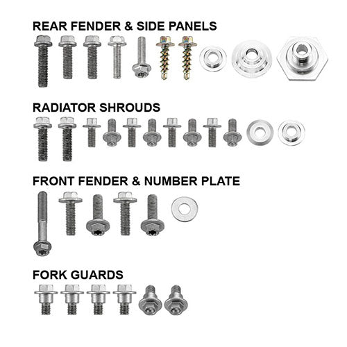 Psychic Body Panel Hardware Pack - KTM 450 EXC-R (2011)