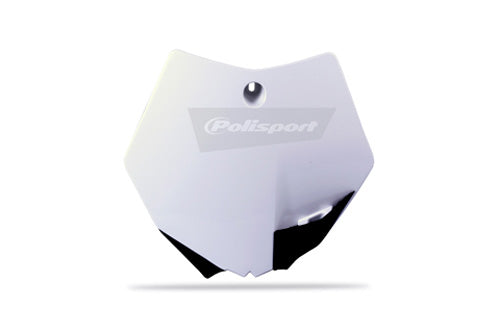 Polisport Number Plate - OEM White (8664700016)