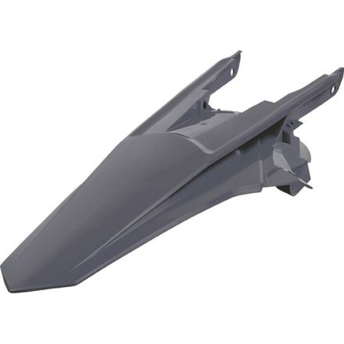 Polisport Rear Fender — KTM SX-125/150/200 (2016-2018), KTM SX-250 (2017-2018) &amp; 4 more, Grey