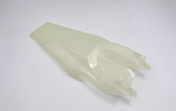 Polisport Rear Fender — Husqvarna FETE (2020-2023) &amp; 1 more, Clear