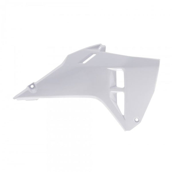 Polisport Replica Plastic Radiator Scoops — White