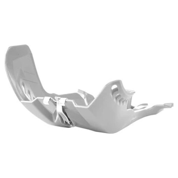 Polisport SKID Plate — White — Husqvarna/KTM (4 Models) — (PN 8471700003)