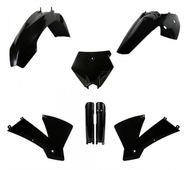 Polisport Replica Plastic Kit - Black (91435)