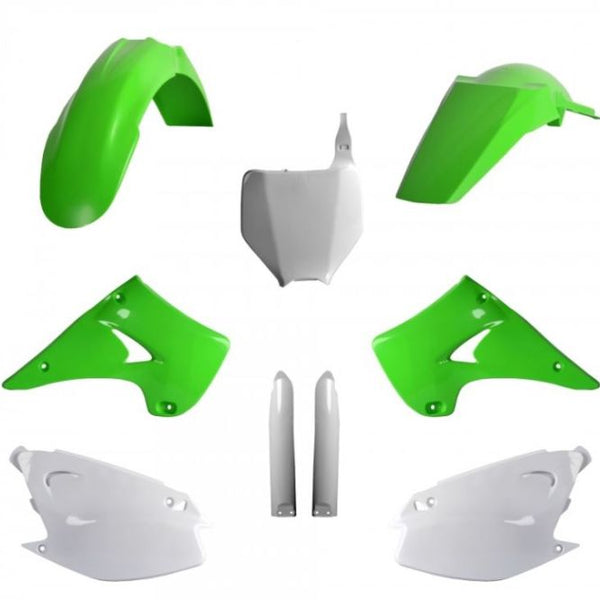 Polisport Replica Plastic Kit — FULL Kit OEM Color — Kawasaki KX125/KX250