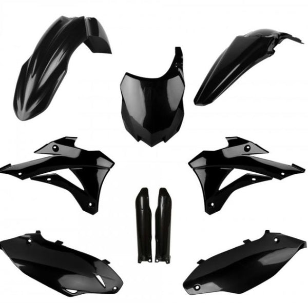Polisport Replica Plastic Kit - Black (91487)