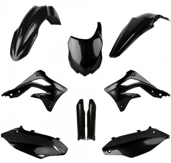 Polisport Replica Plastic Kit - Black (91569)