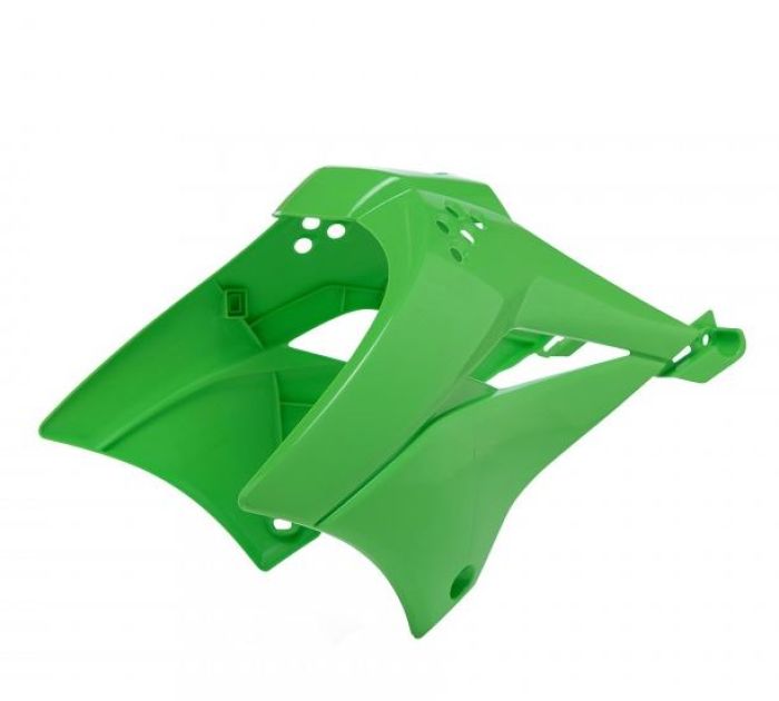Polisport Replica Radiator Scoops - Green (8495400001)
