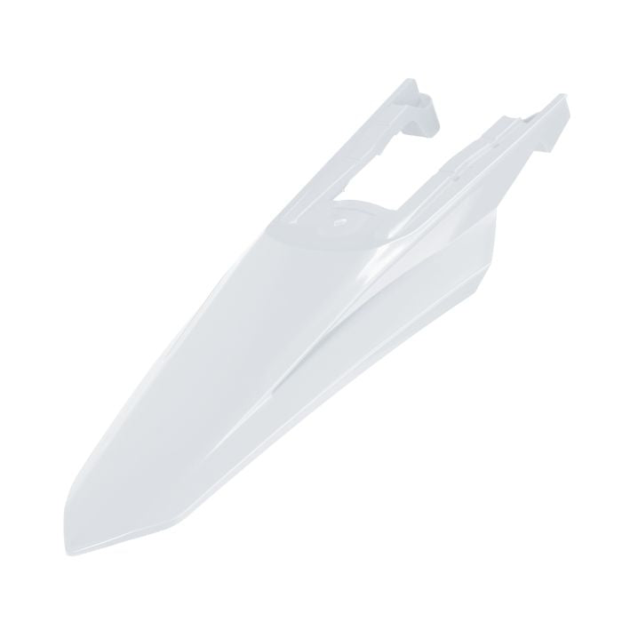 Polisport Rear Fender — KTM EXCEXC-FXC-WXCW-F (2024-2026), White