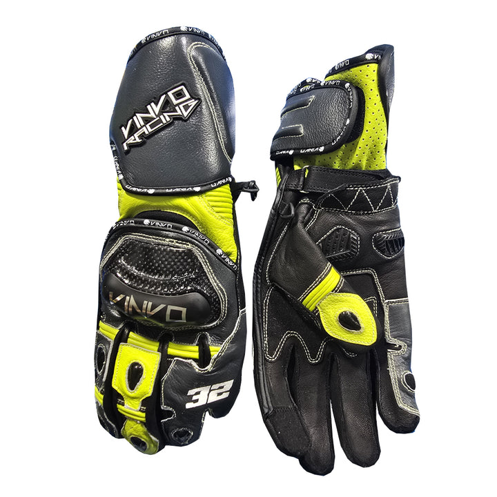 Custom Leather Race Gloves