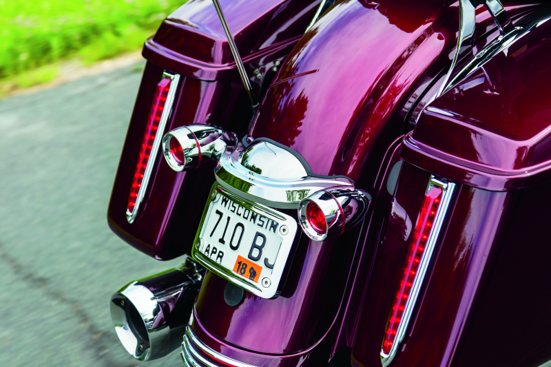 Kuryakyn Curved License Plate Mount Chrome (3157)