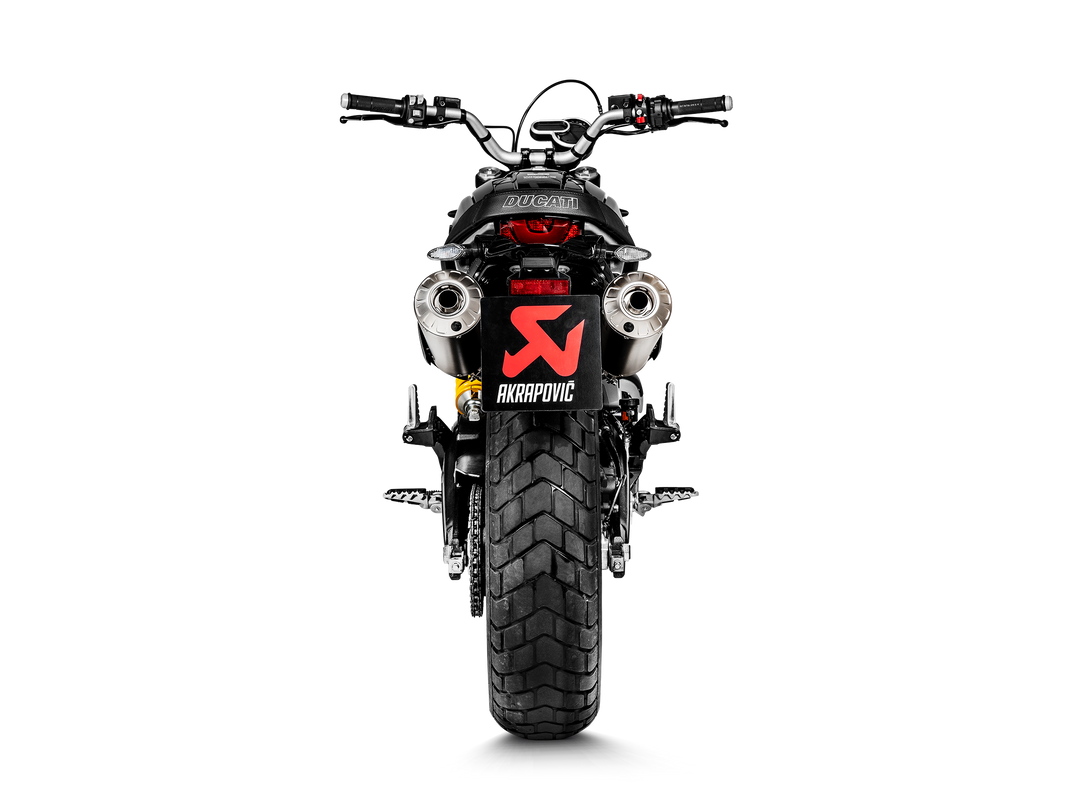 Akrapovic Slip-On Exhaust Ducati Scrambler 1100 2018-2020