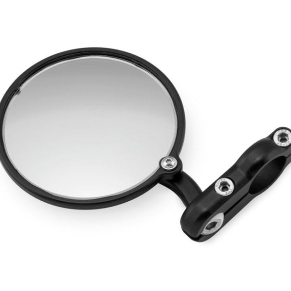 CRG Hindsight EXO Folding 3 in. Round Bar-End Mirror Left - Black (HSLS-EXO-L)