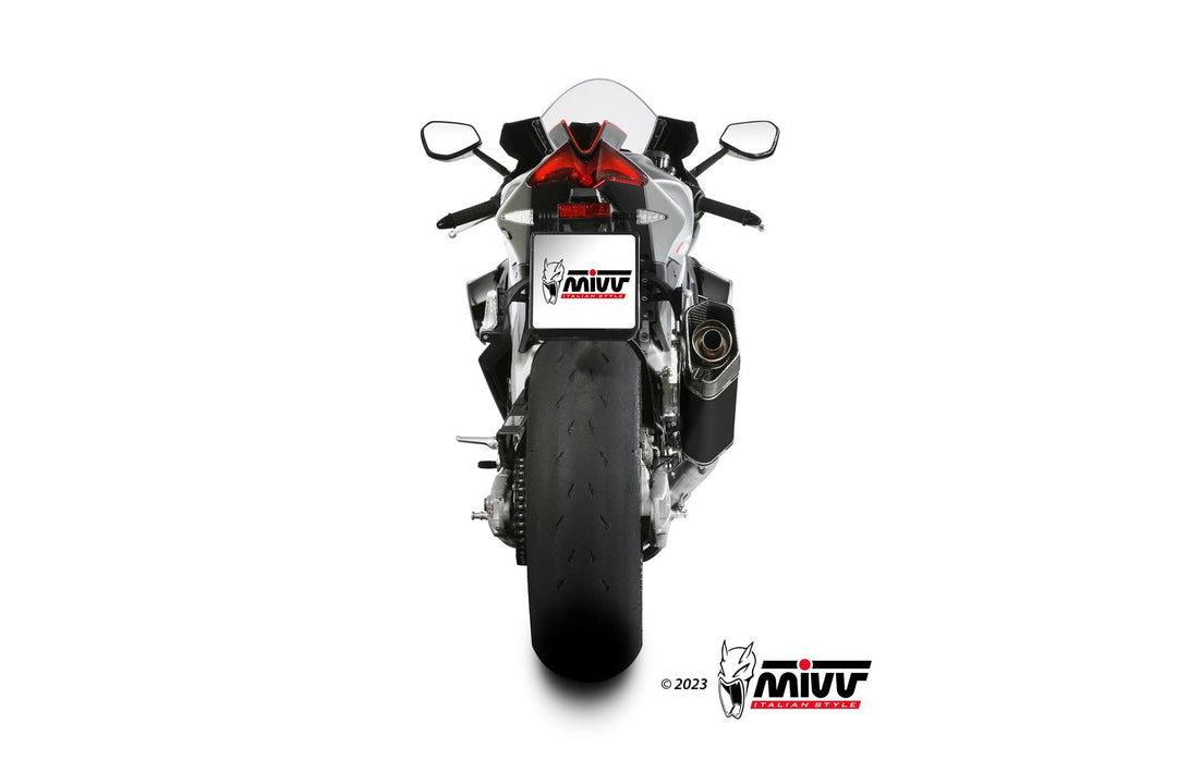 MIVV SR-1 Black Titanium Slip-On Exhaust (A.015.LR1TB)