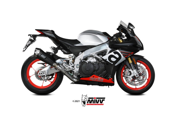 MIVV Delta Race Carbon Slip-On Exhaust (A.016.LDRC) for 2017-2020 Aprilia RSV4
