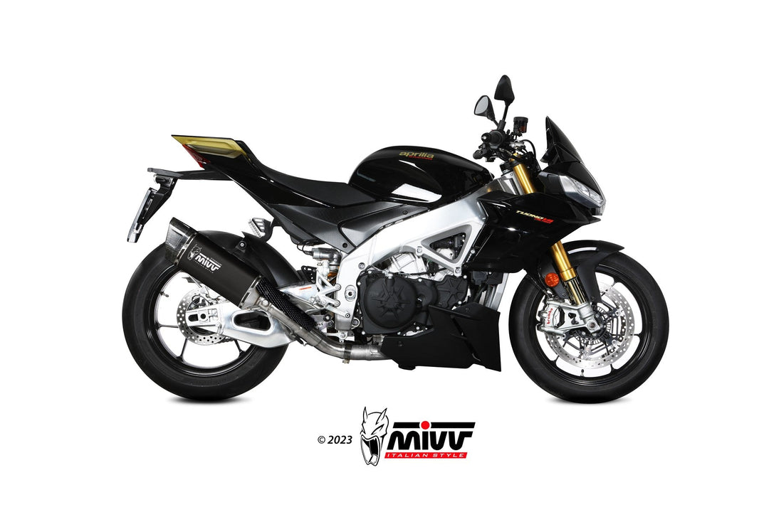 MIVV SR-1 Black Titanium Slip-On Exhaust (A.015.LR1TB)