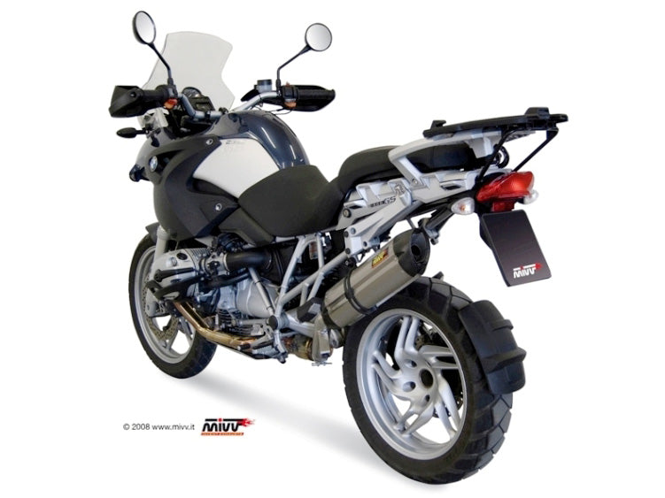 MIVV Suono Stainless Slip-On Exhaust (B.002.L7) for 2004-2007 BMW R 1200 GS/Adventure
