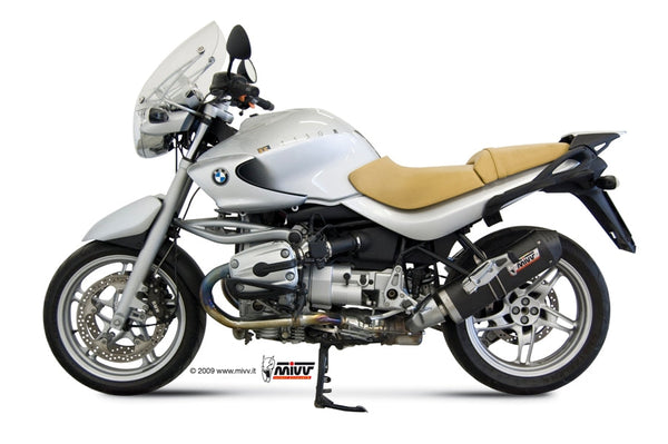 MIVV Oval Carbon Slip-On Exhaust (B.009.LEC) for 2000-2006 BMW R 1150 R