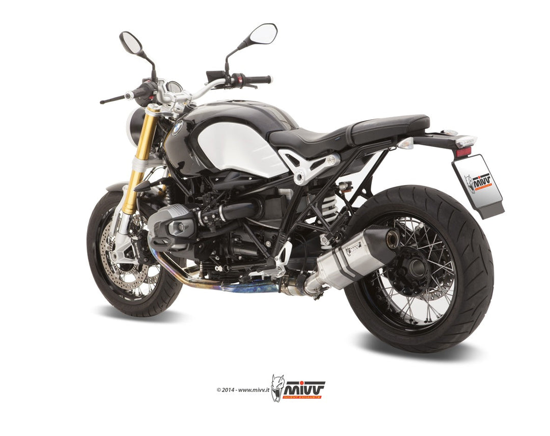 MIVV Speed Edge Stainless Slip-On Exhaust (B.021.LRX) for 2014-2020 BMW R nineT