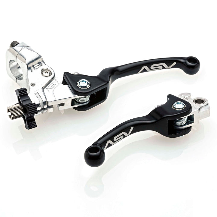 F2 Series Dirt Front Brake and Clutch Lever Pair Pack w/ Perch 