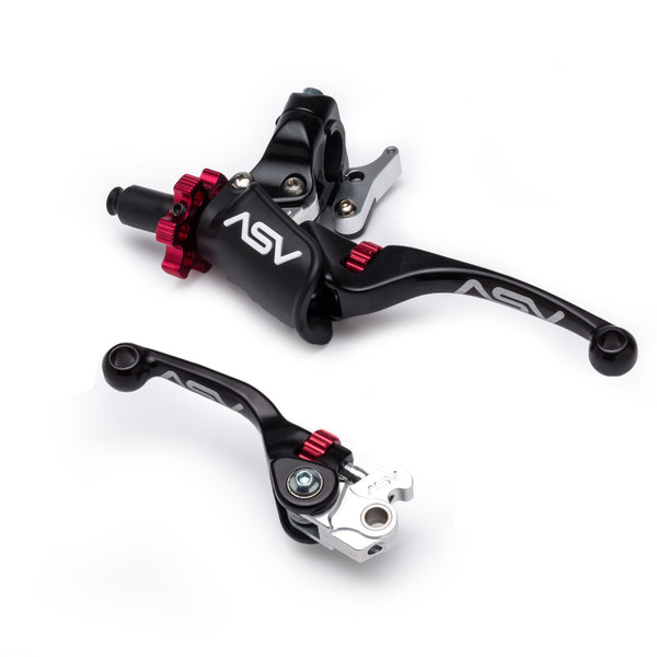 F4 PRO Clutch and Brake Lever Pair Pack w/ Hot Start Perch # BCF40106PH