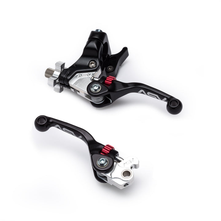 F4 Series Clutch and Brake Lever Pair Pack w/ Hot Start Perch 