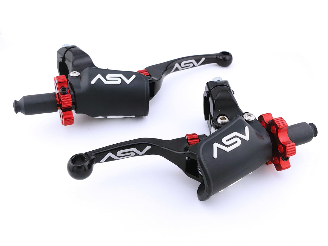 F4 PRO Cable Clutch and Brake Lever Pair Pack w/ Perch 