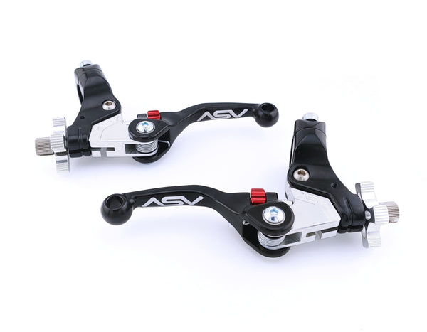 F4 Series Dirt Cable Brake and Clutch Lever Pair Pack w/ Perch # BCF40506SX