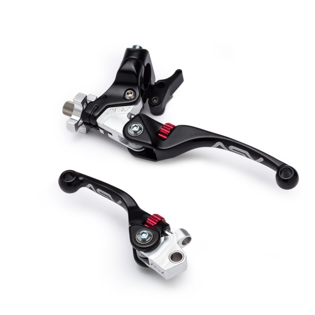 F4 Series Clutch and Brake Lever Pair Pack w/ Hot Start Perch (For Yamaha) 