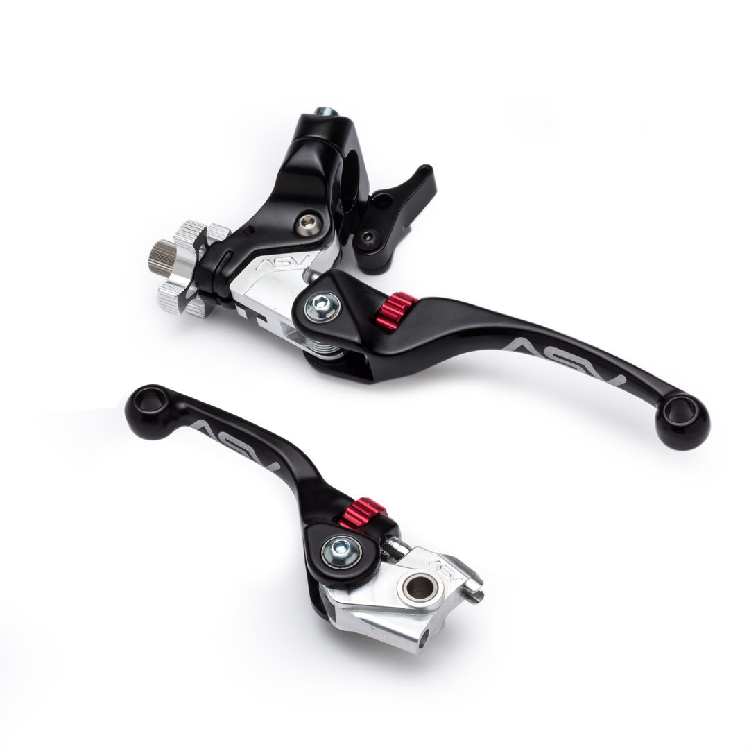 F4 Series Clutch and Brake Lever Pair Pack w/ Hot Start Perch 