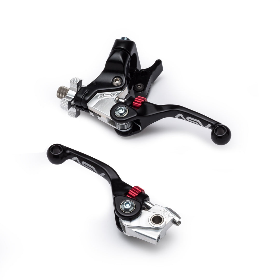 F4 Series Clutch and Brake Lever Pair Pack w/ Hot Start Perch 