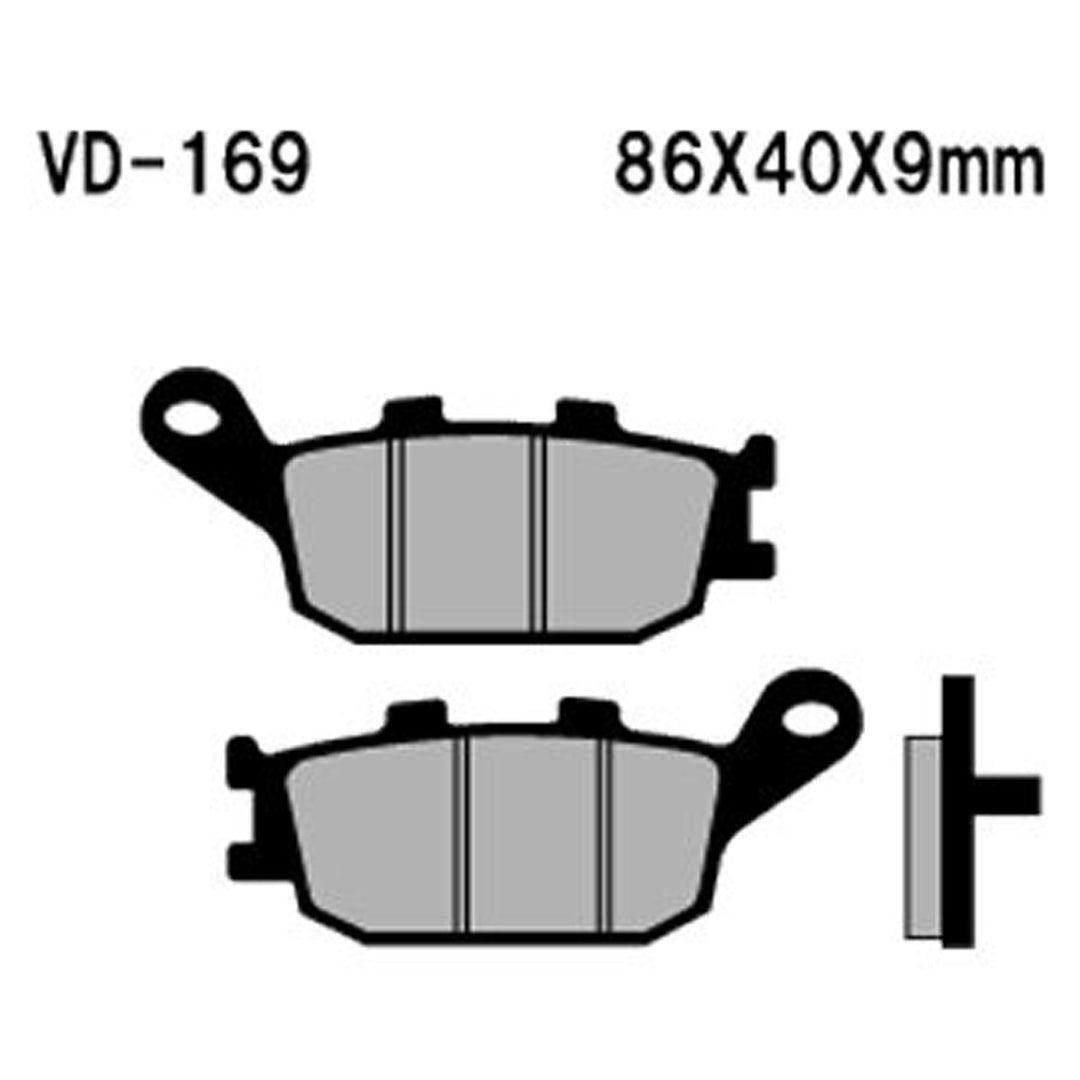 Vesrah Semi-Metallic Brake Pads — VD-169