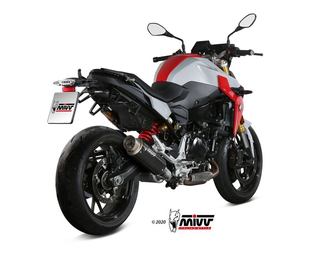 MIVV GPpro Black Slip-On Exhaust (B.038.LXBP) for 2020-2022 BMW F 900 R