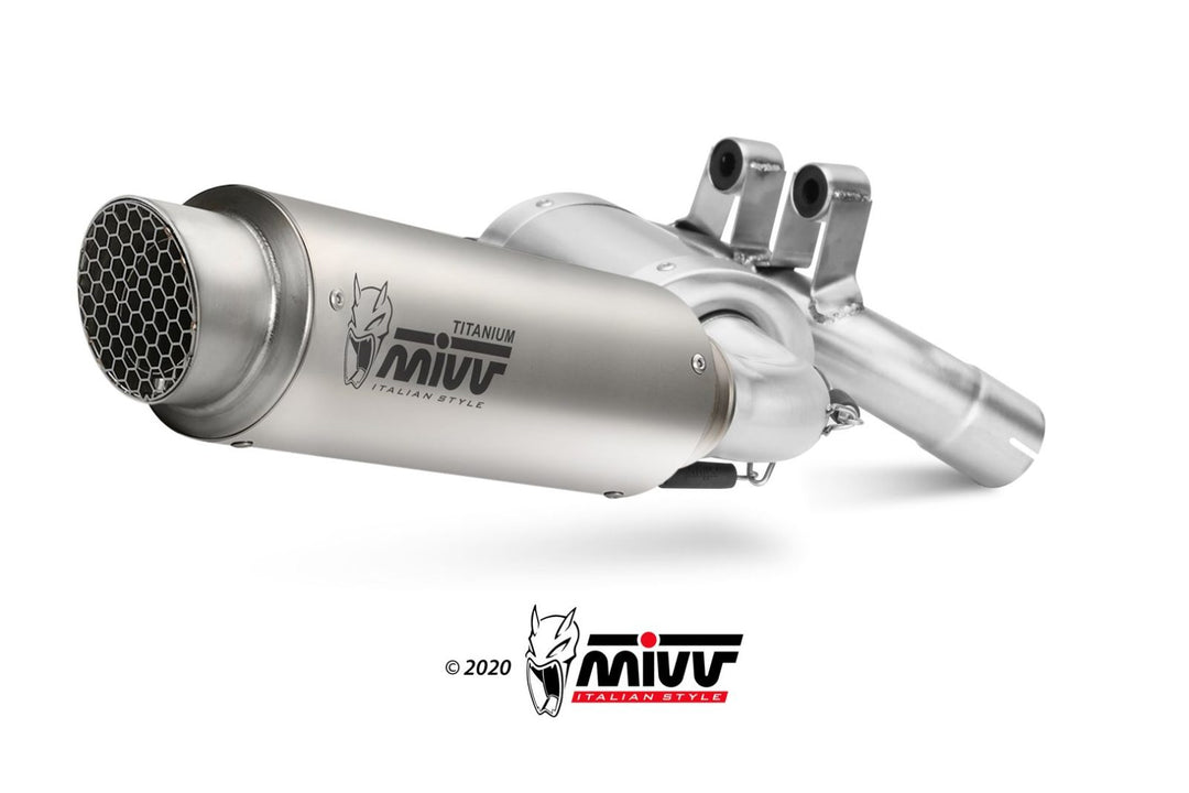 MIVV GPpro Titanium Slip-On Exhaust (B.038.L6P) for 2020-2022 BMW F 900 R