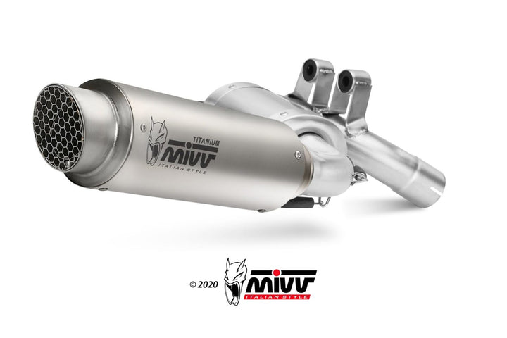 MIVV GPpro Titanium Slip-On Exhaust (B.038.L6P) for 2020-2022 BMW F 900 R