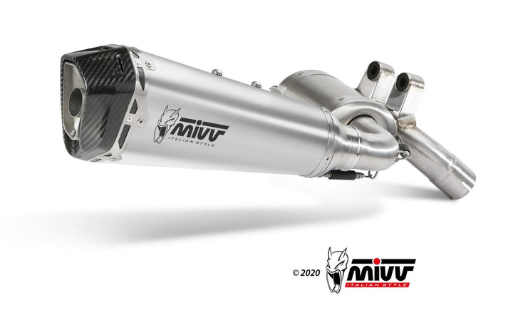 MIVV Delta Race Slip-On Exhaust (B.037.LDRX) for 2020-2024 BMW F 900 XR