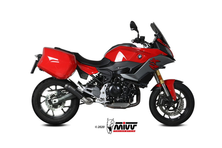 MIVV X-M1 Black Slip-On Exhaust (B.037.LC4B) for 2020-2022 BMW F 900 XR