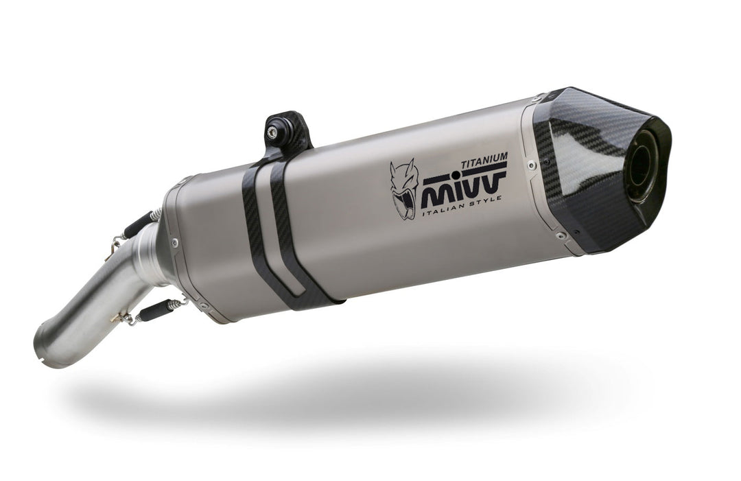 MIVV Speed Edge Titanium Slip-On Exhaust (B.004.LGS) for 2008-2009 BMW R 1200 GS/Adventure