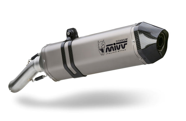 MIVV Speed Edge Titanium Slip-On Exhaust (B.004.LGS) for 2008-2009 BMW R 1200 GS/Adventure