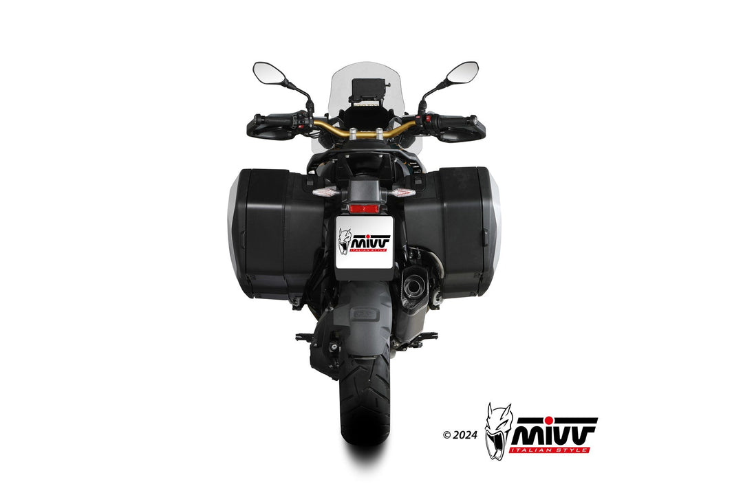MIVV SR1 Titanium Carbon Tip Slip-On Exhaust (B.042.LR1T) for 2024- BMW R 1300 GS