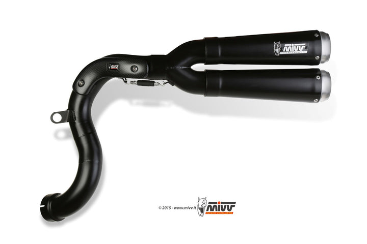 MIVV X-Cone Plus Black Slip-On Exhaust (B.024.LP1) for 2014-2020 BMW R nineT