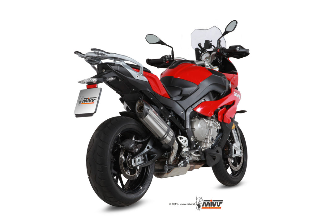 MIVV Suono Stainless Slip-On Exhaust (B.027.L7) for 2015-2019 BMW S 1000 XR