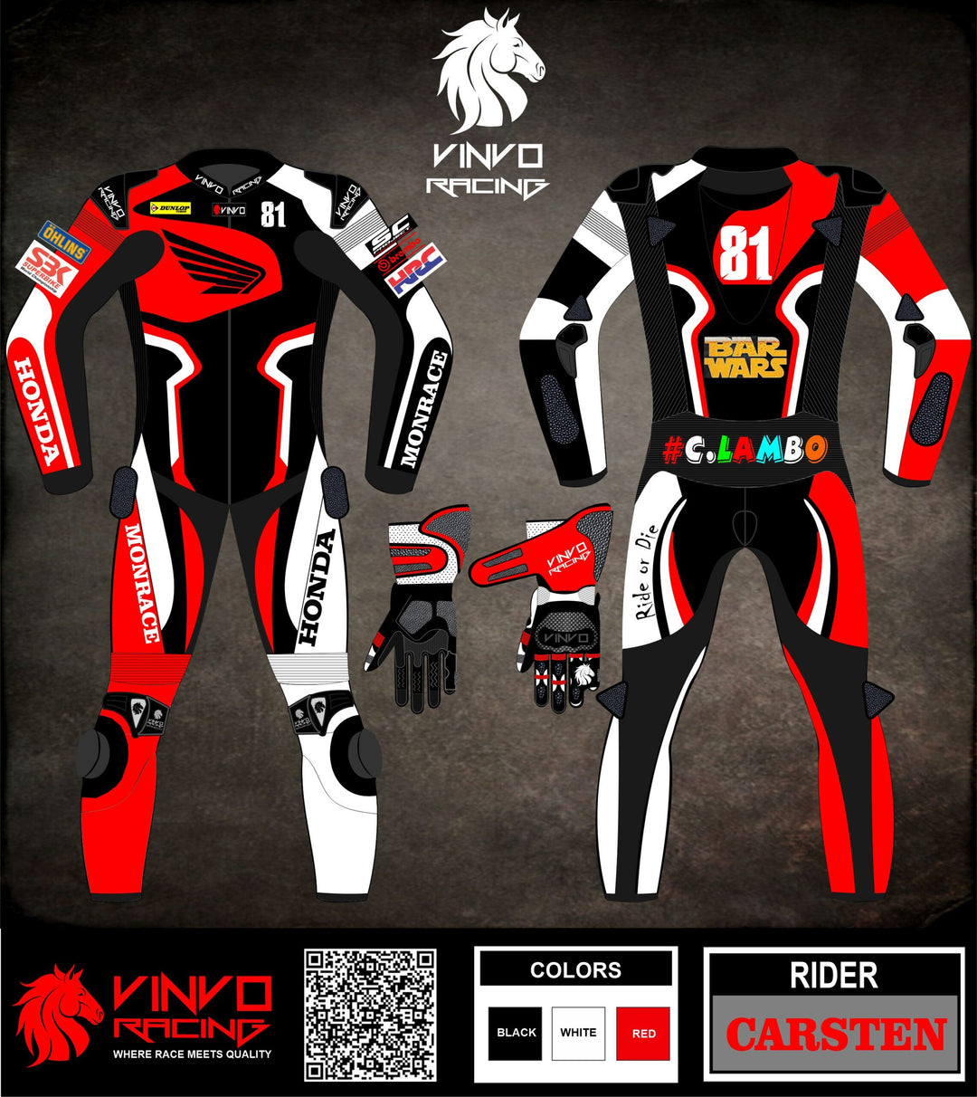 Custom Stingray Race Suit