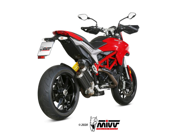 MIVV MK3 Carbon Slip-On Exhaust (D.043.SM3C) for 2016-2018 Ducati Hypermotard 939