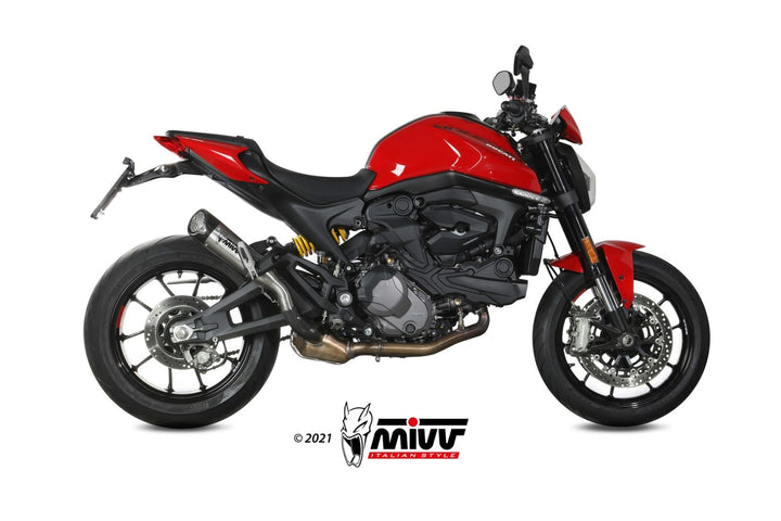 MIVV X-M5 Titanium Slip-On Exhaust (D.048.LC5T) for 2021-2025 Ducati Monster 937