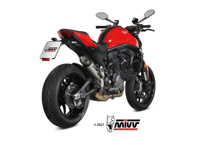 MIVV X-M5 Titanium Slip-On Exhaust (D.048.LC5T) for 2021-2025 Ducati Monster 937